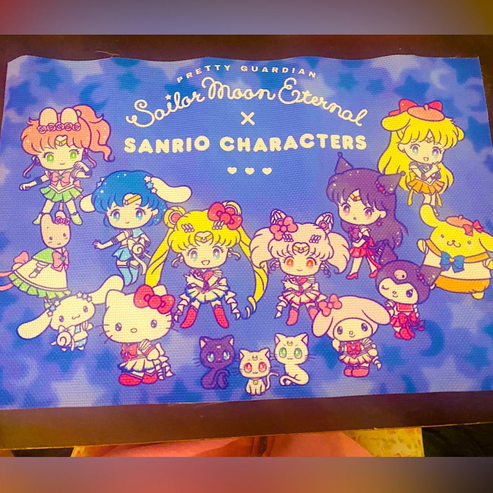 Sailor moon x sanrio placemat